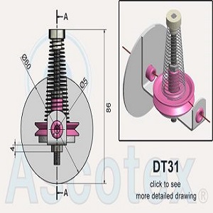 Đĩa tăng lực căng dây Ascotex DT31– Disc Tensioner